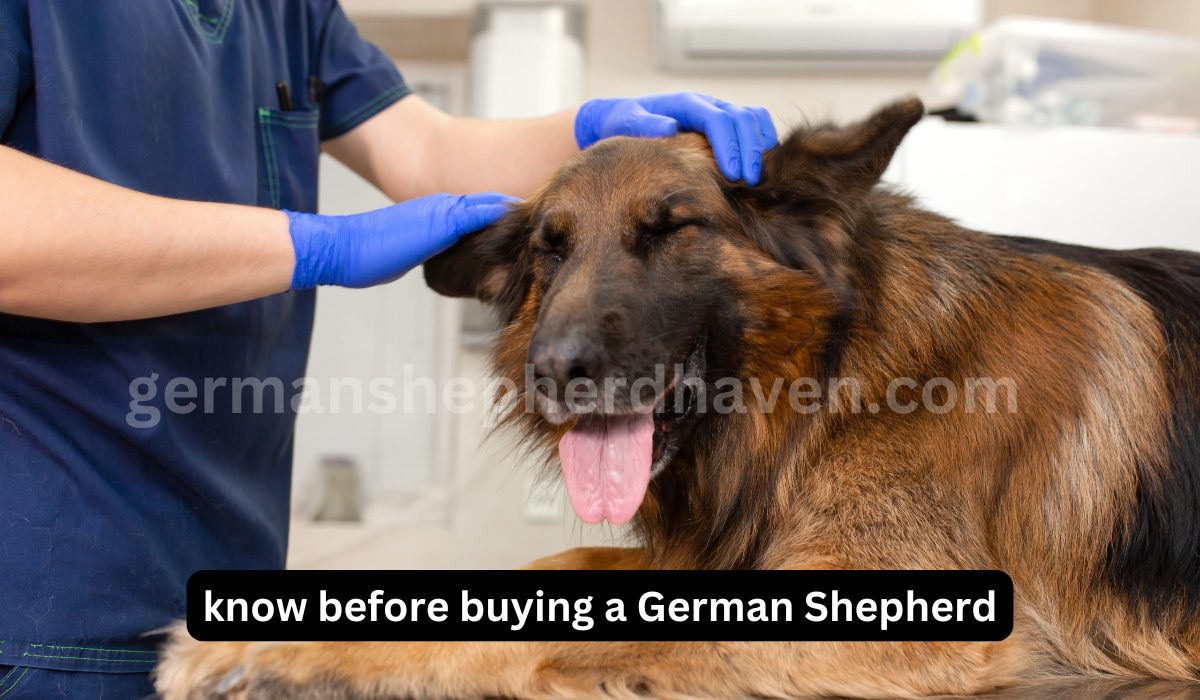 What to know before buying a German Shepherd?
